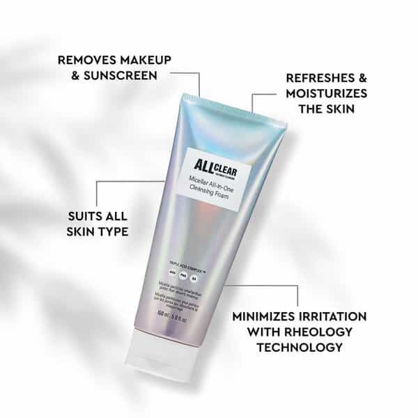 The Face Shop All Clear Micellar All-In-One Cleansing Foam
