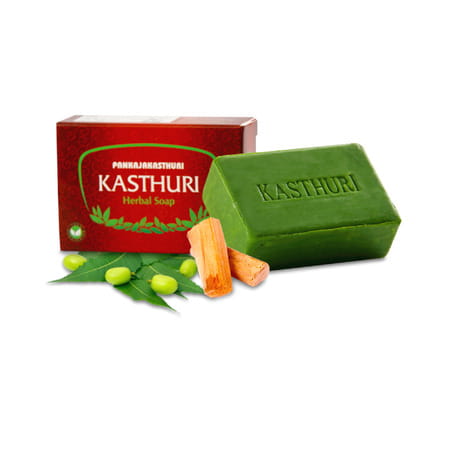 Pankajakasthuri Kasthuri Herbal Soap 75 Gm