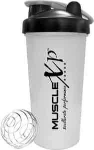 Musclexp Gym Shaker Perfect For Gym | Bpa-free For Bcaa Protein Mixer & Whisk Ball 600ml