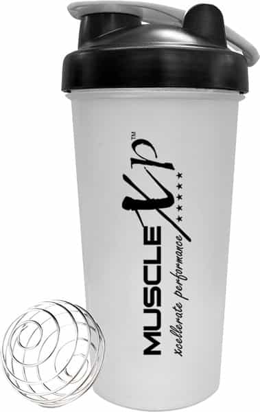 Musclexp Gym Shaker Perfect For Gym | Bpa-Free For Bcaa Protein Mixer & Whisk Ball 600Ml