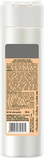 Lakme Peach Milk Moisturizer Body Lotion - 60 Ml