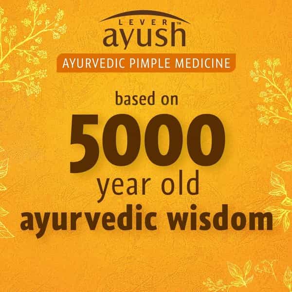 Lever Ayush Anti Pimple Turmeric Face Wash-80 G