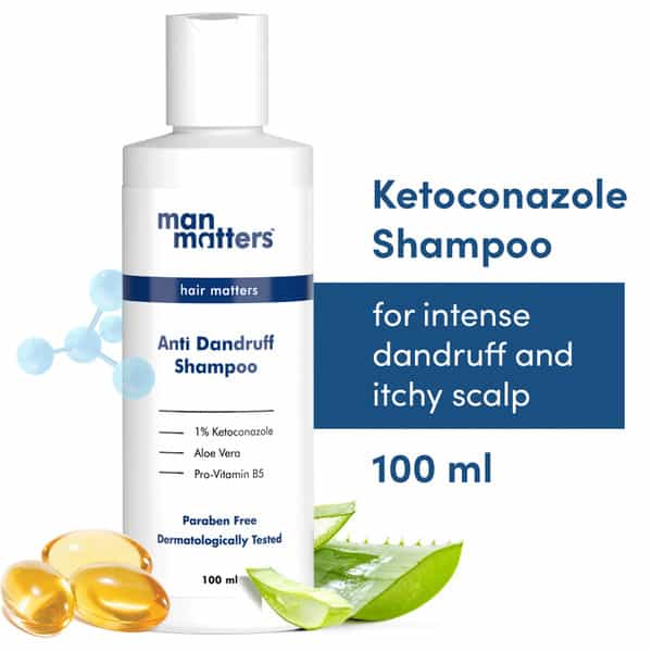 Man Matters Anti Dandruff Shampoo 100 Ml + Massager