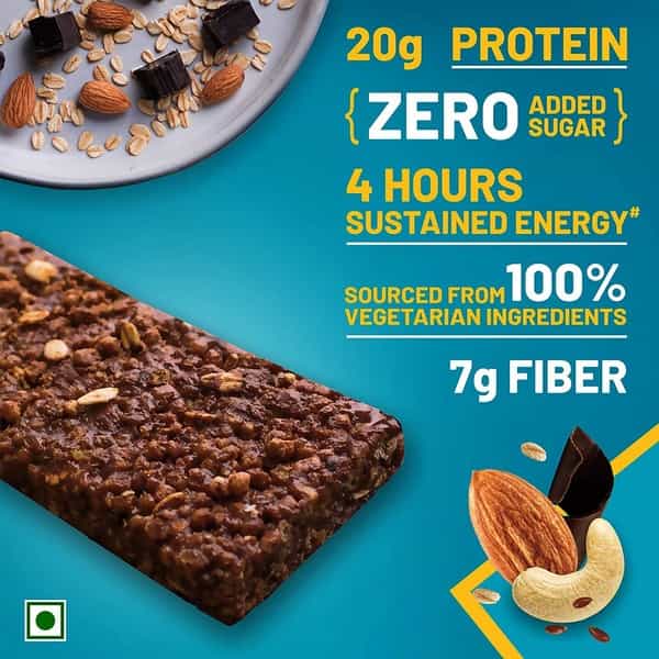 Ritebite Max Protein Active Choco Slim Nutrition Bar (67Gm X 6) Box Of 402 G