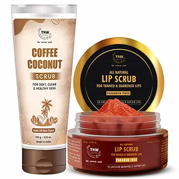 Tnw The Natural Wash Coffee Coconut Scrub And Lip Scrub