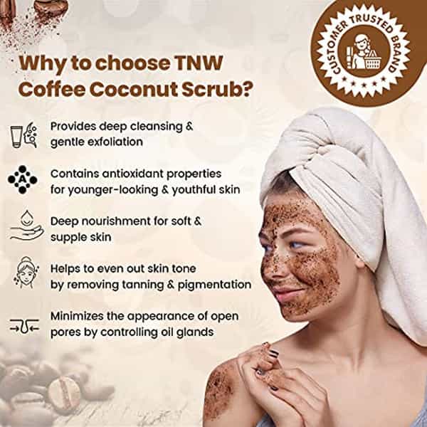 Tnw The Natural Wash Coffee Coconut Scrub And Lip Scrub