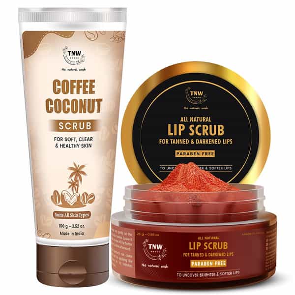 Tnw The Natural Wash Coffee Coconut Scrub And Lip Scrub