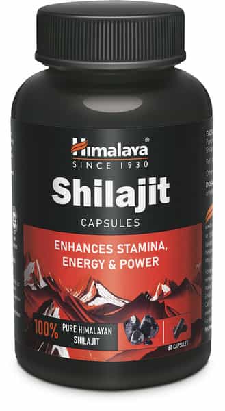 Himalaya Shilajit | Enhances Stamina Energy & Power | Capsules | 60 No's