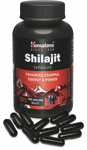 Himalaya Shilajit | Enhances Stamina Energy & Power | Capsules | 60 No's