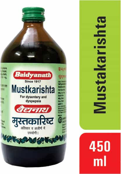 Baidyanath Asli Ayurved Mustakarishta Syrup 450 Ml (Pack Of 2)