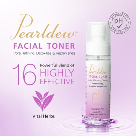 Pearldew Facial Toner | All Skin Types |Cleanses Pores| Hydrates Skin | (100 Ml Pack Of 2)