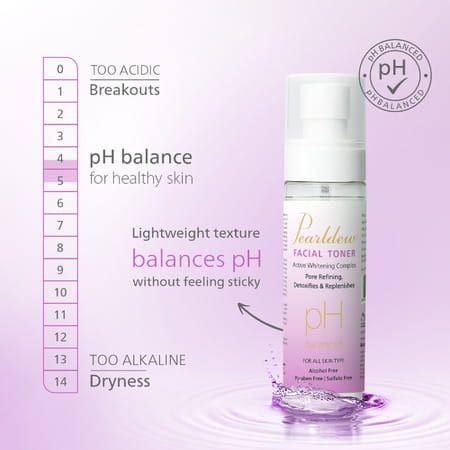 Pearldew Facial Toner | All Skin Types |Cleanses Pores| Hydrates Skin | (100 Ml Pack Of 2)