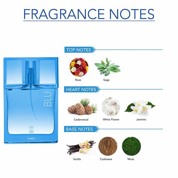 Ajmal Aurum Edp 75Ml Perfume For Women And Blu Femme Edp 50Ml Perfume For Women