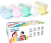 Quarant Kids Rainbow 3 Ply Disposable Surgical Face Mask For Boys & Girls 5 To 12 Years-Pack Of 50