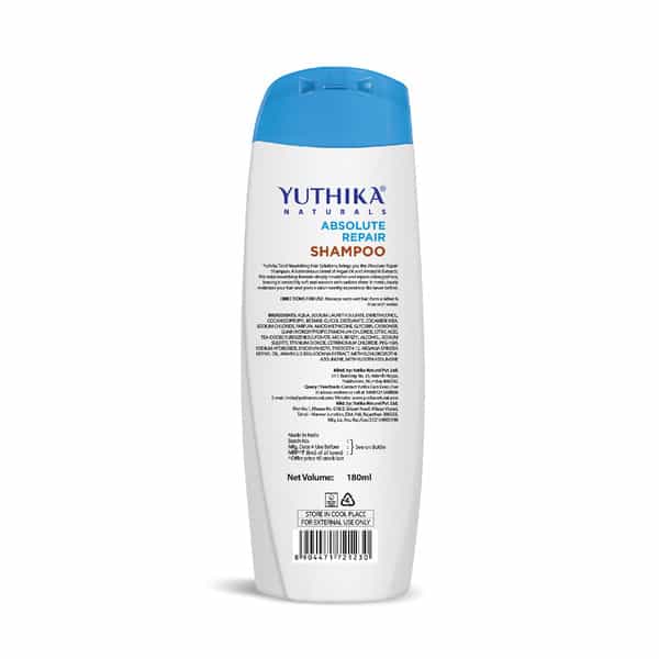Yuthika Naturals Total Nourishing Hair Solutions Shampoo Absolute Repair 180Ml