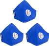 Advind Healthcare Smog Guard N95 Kids Mask With One Valve Xs (3-5 Years) - Blue Pack Of 3