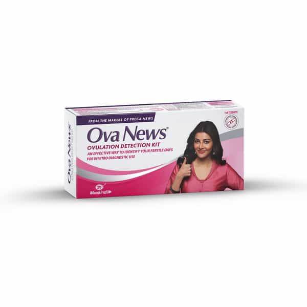 Ova News - Ovulation Detection Kit From Prega News | Identifies 5 Most Fertile Days In 5 Mins - 1N