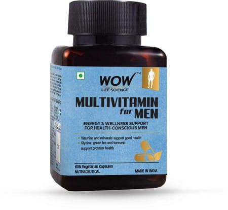 Wow Life Science Multivitamin For Men - 60 Veg Capsules