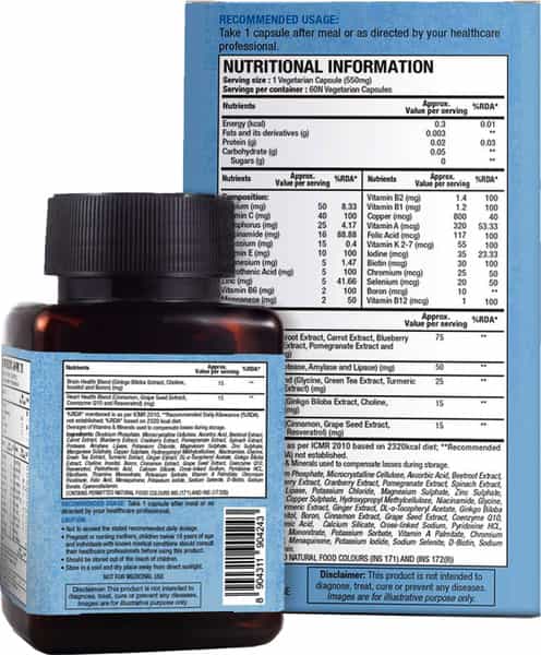 Wow Life Science Multivitamin For Men - 60 Veg Capsules