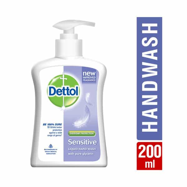 Dettol Handwash Sensitive Liquid 200 Ml
