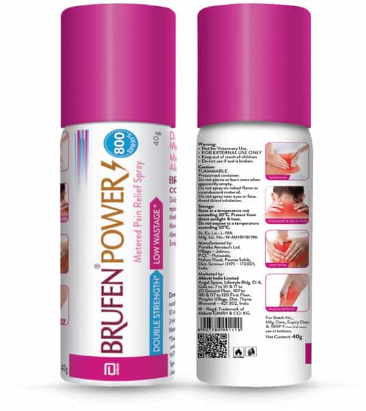 Brufen Power Pain Relief Spray 40G (800 Sprays)