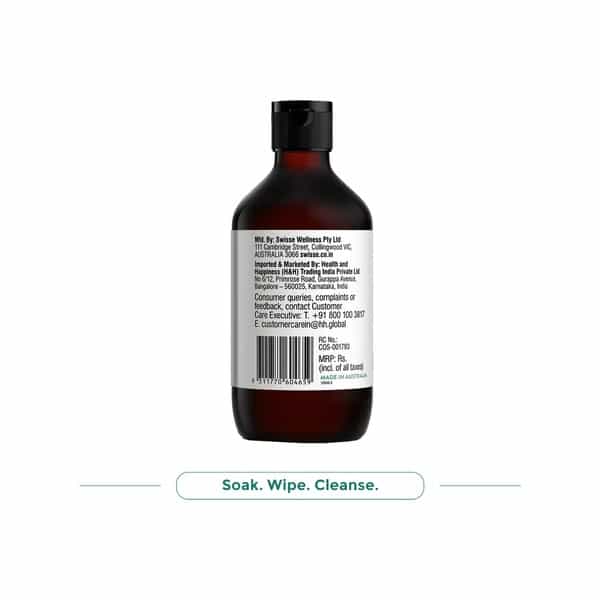 Swisse Skincare Balanced Micellar Cleansing & Makeup Removing Water With Cucumber Extract - 300Ml
