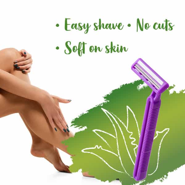 Sirona Disposable Shaving Razor For Women With Aloe Boost - Pack Of 5