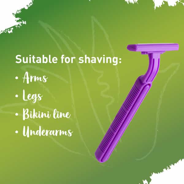 Sirona Disposable Shaving Razor For Women With Aloe Boost - Pack Of 5
