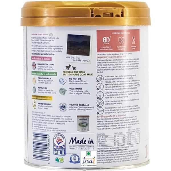 Kendamil Goat Stage 1 | First Infant Milk Powder 800 G