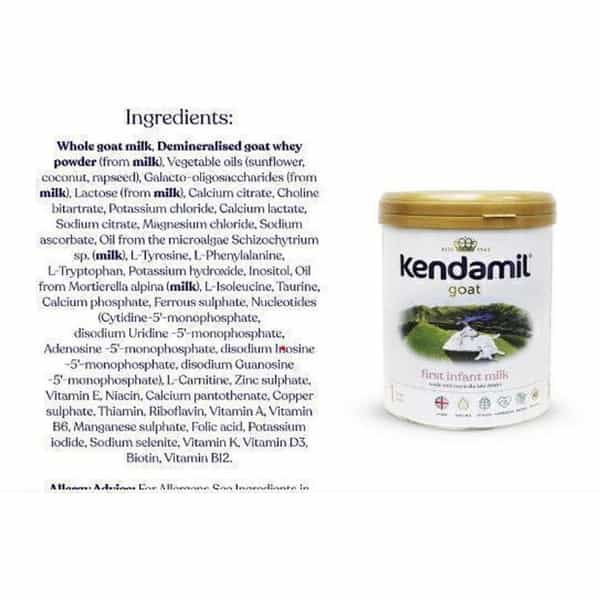 Kendamil Goat Stage 1 | First Infant Milk Powder 800 G