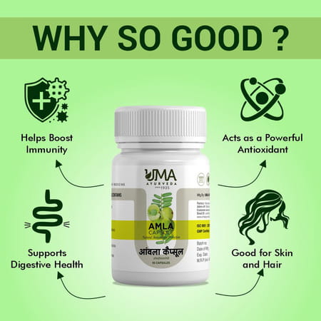 Uma Ayurveda Amla Capsule Ayurvedic Capsules 60 Caps