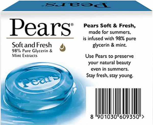 Pears Soft And Fresh Soap 125 Gm