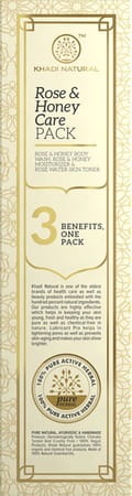 Khadi Natural Rose & Honey Care Pack 630 Ml