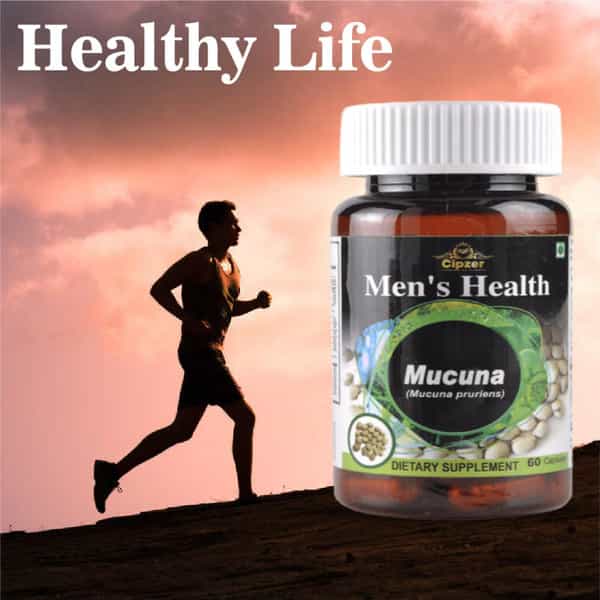 Cipzer Mucuna Capsule|Helps To Enhance Mood |Gives Wellness To Men-(Pack Of 1)60 Capsules