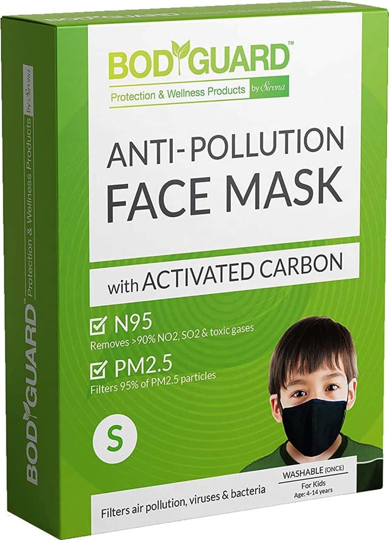 Bodyguard N95 + Pm2.5 Anti Pollution Face Mask With Activated Carbon - Kids