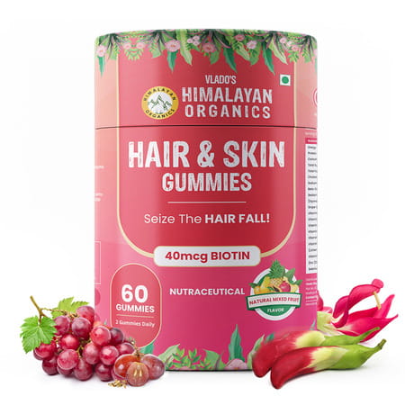Vlado'S Himalayan Organics Hair & Skin (60 Gummies)