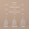 Carmesi Reusable Menstrual Cup - The Softest Cup Everrr(1 Pc Medium)