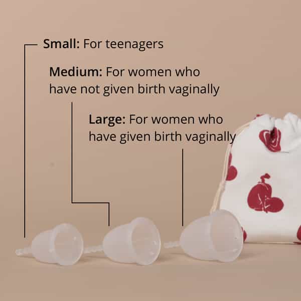 Carmesi Reusable Menstrual Cup - The Softest Cup Everrr(1 Pc Medium)