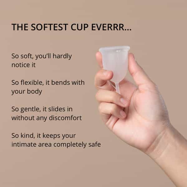 Carmesi Reusable Menstrual Cup - The Softest Cup Everrr(1 Pc Medium)