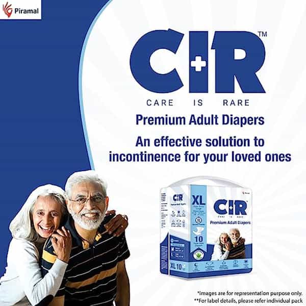 Cir Premium Adult Tape Diapers- Xl (Waist 48-57 Inches)- 10 Units X Pack Of 2