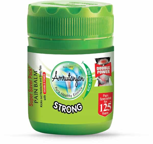 Amrutanjan | Double Power | Strong Pain Relief Balm | Bottle 50 Ml