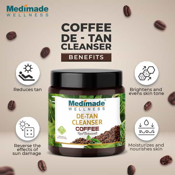 Medimade Coffee De-Tan Cleanser - 100 Gm