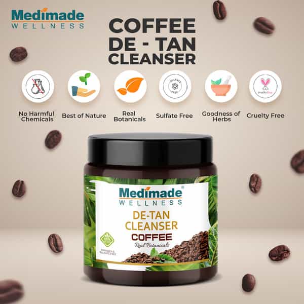Medimade Coffee De-Tan Cleanser - 100 Gm