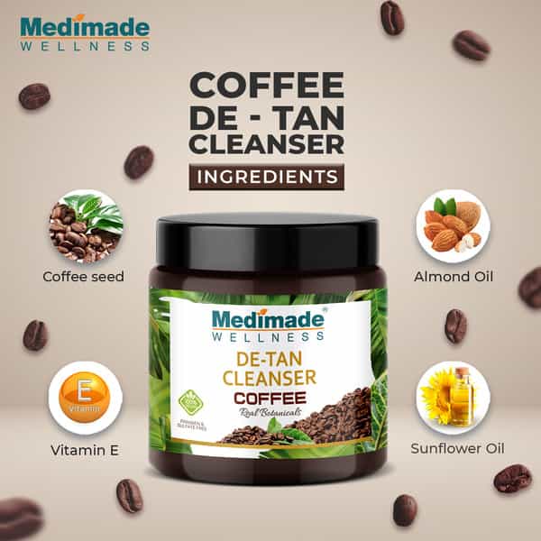 Medimade Coffee De-Tan Cleanser - 100 Gm