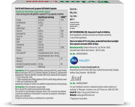 Evion L-5000 3 In 1formula For Liver Health | Hepatoprotection | Anti-Oxidant Action 15 Capsules