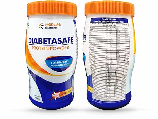 Medlife Essentials Diabetasafe Vanilla Protein Powder 200 Gm