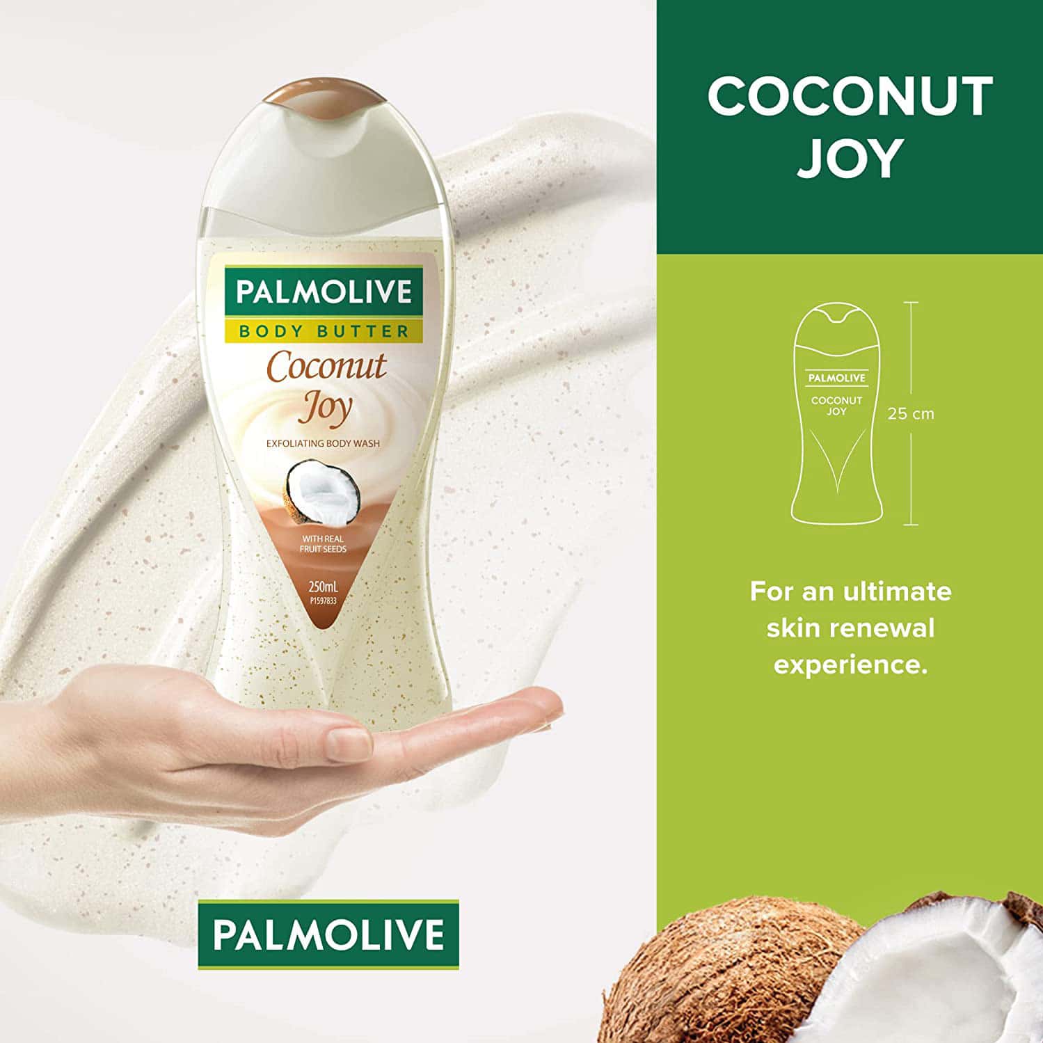 Buy PALMOLIVE COCONUT JOYA BODY WASH, BODYWASH, FREE OF PARABENS AND