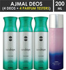 Ajmal 3 Raindrops Femme For Women And 1 Persuade For Unisex Deodorants Each 200Ml Combo Pack Of 4