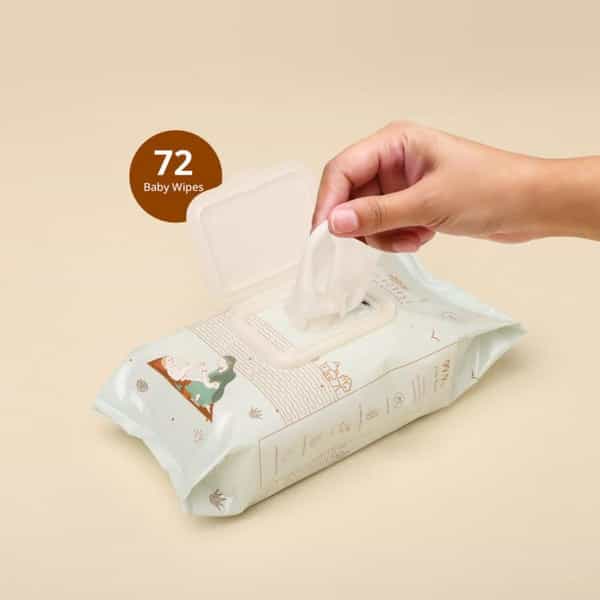 Baby Forest Neer 99.9% Water Baby Wipes | Ideal For 0+ Months | Dermatologically Tested |72 Wipes