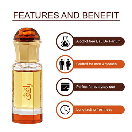 Ajmal Aurum Cp Attar 10Ml For Women And Mukhallat Raaqi Cp Attar 10Ml For Unisex